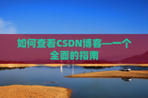 如何查看CSDN博客—一个全面的指南